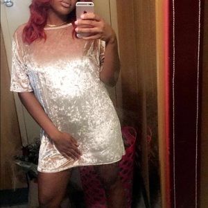 Pretty little thing velvet oversized top